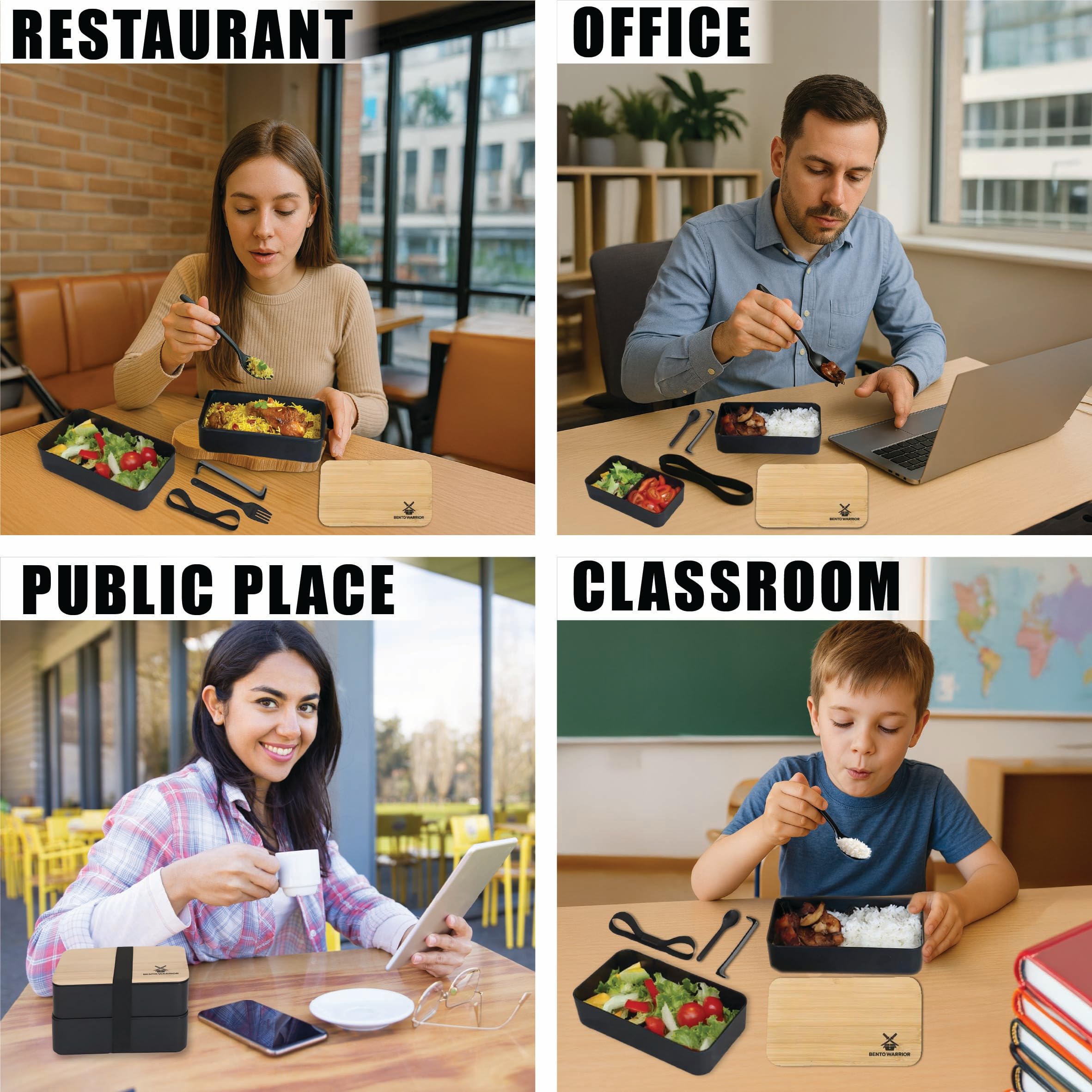 Ideal para viajes, trabajo o escuela para planificar comidas.