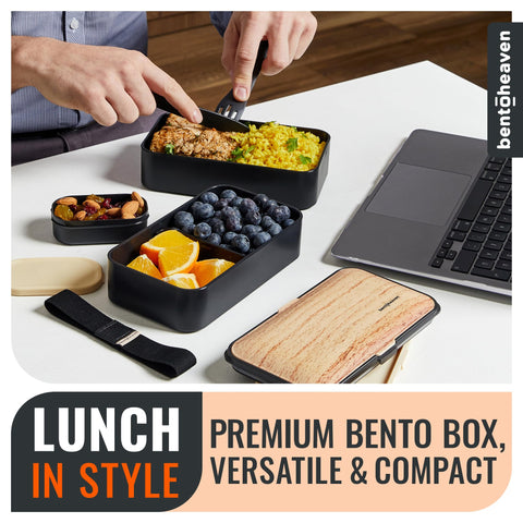 Bentoheaven caja de almuerzo con sello anti-fugas para evitar derrames