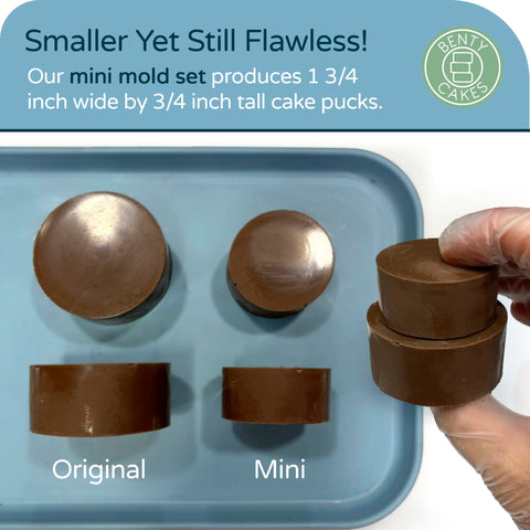 Benty Cakes: bandeja plástica incluida para enfriar y desmoldar fácilmente.