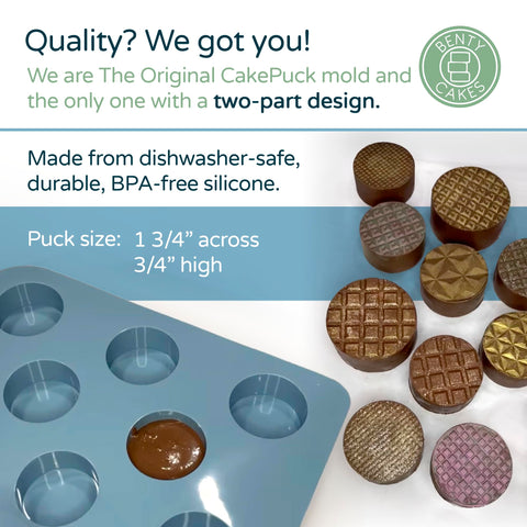 Benty Cakes: molde para cobertura de chocolate, resultados consistentes.