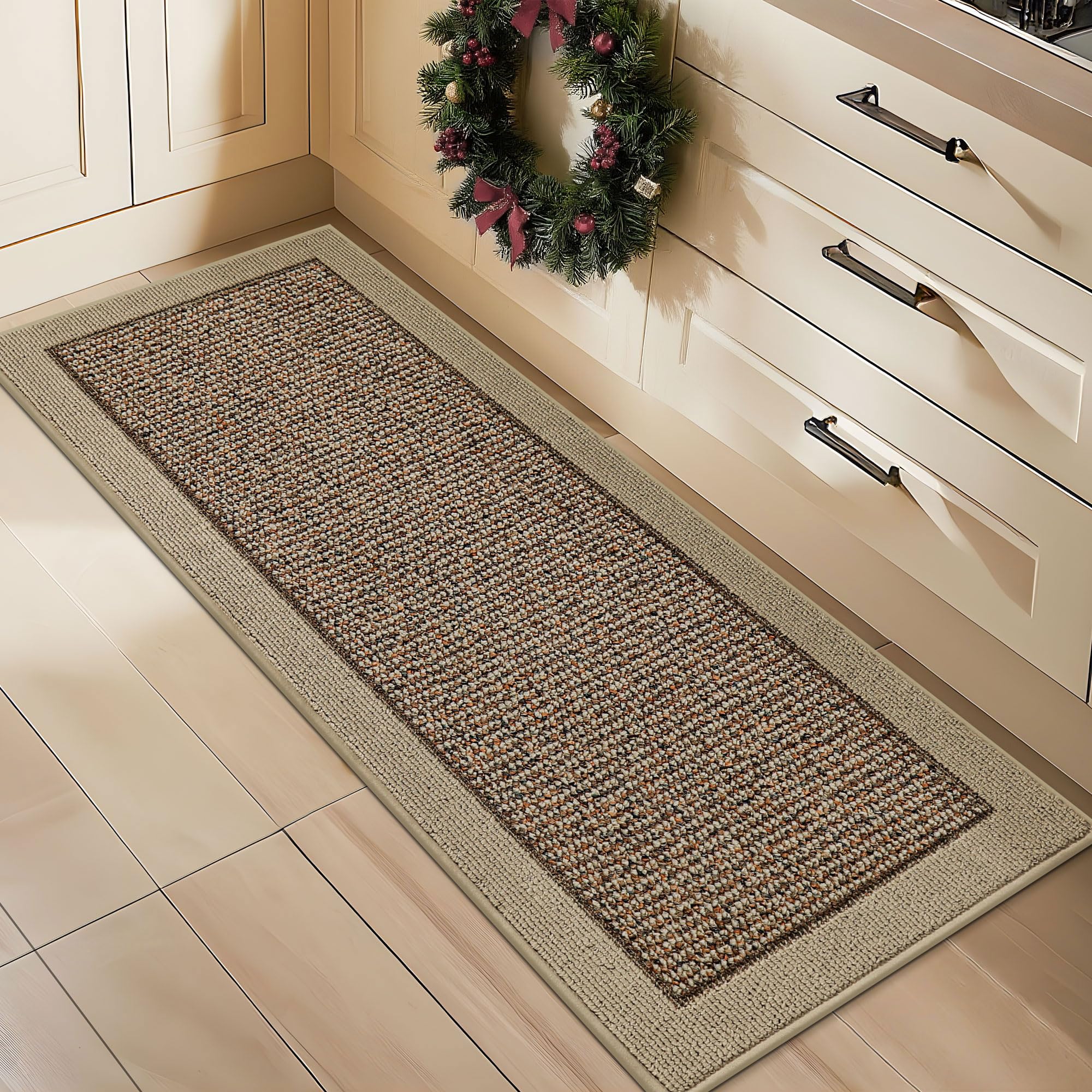BEQHAUSE alfombra cocina-absorbe-derrame protege el piso