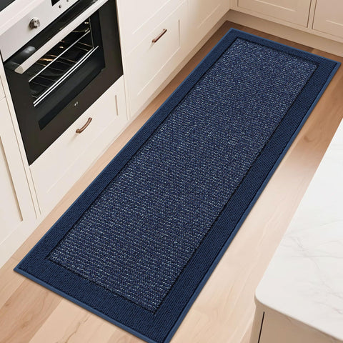 BEQHAUSE Alfombra de cocina con diseño multicolor para combinar estilos.