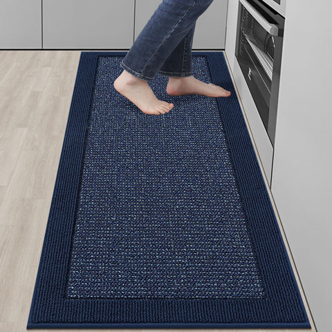 BEQHAUSE Alfombra de cocina fácil de limpiar y mantener.