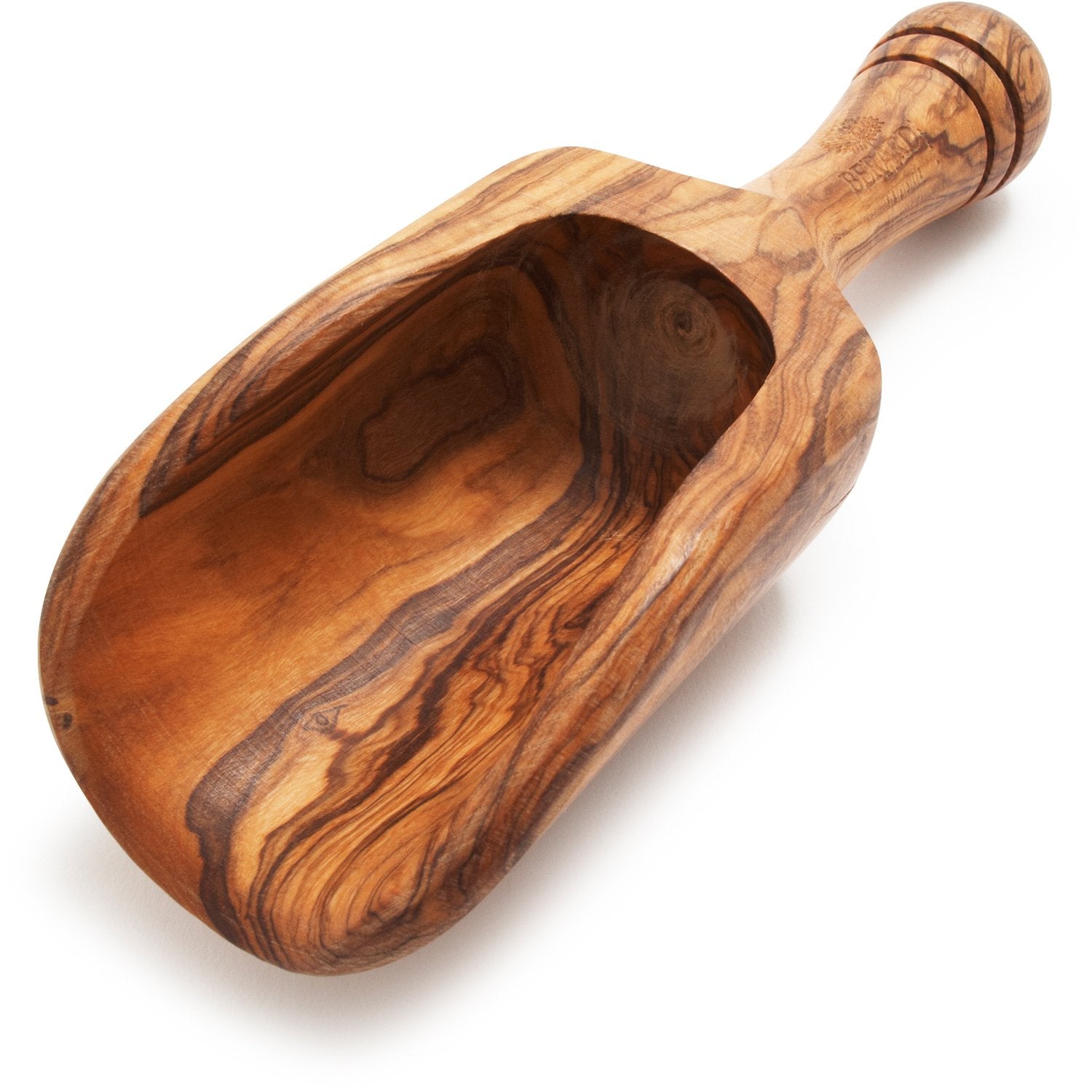 Berard cucharon de madera de oliva de 7 pulgadas para servir con estilo