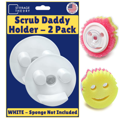 Portaesponjas BeraTek con cara feliz y ventosa para secar esponjas.