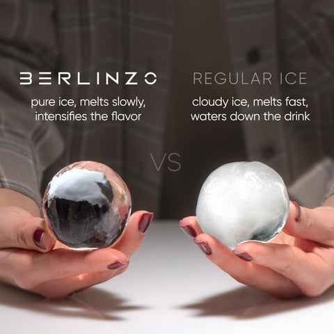 Berlinzo: desmolde fácil con silicona libre de BPA, para hielo sin esfuerzos.