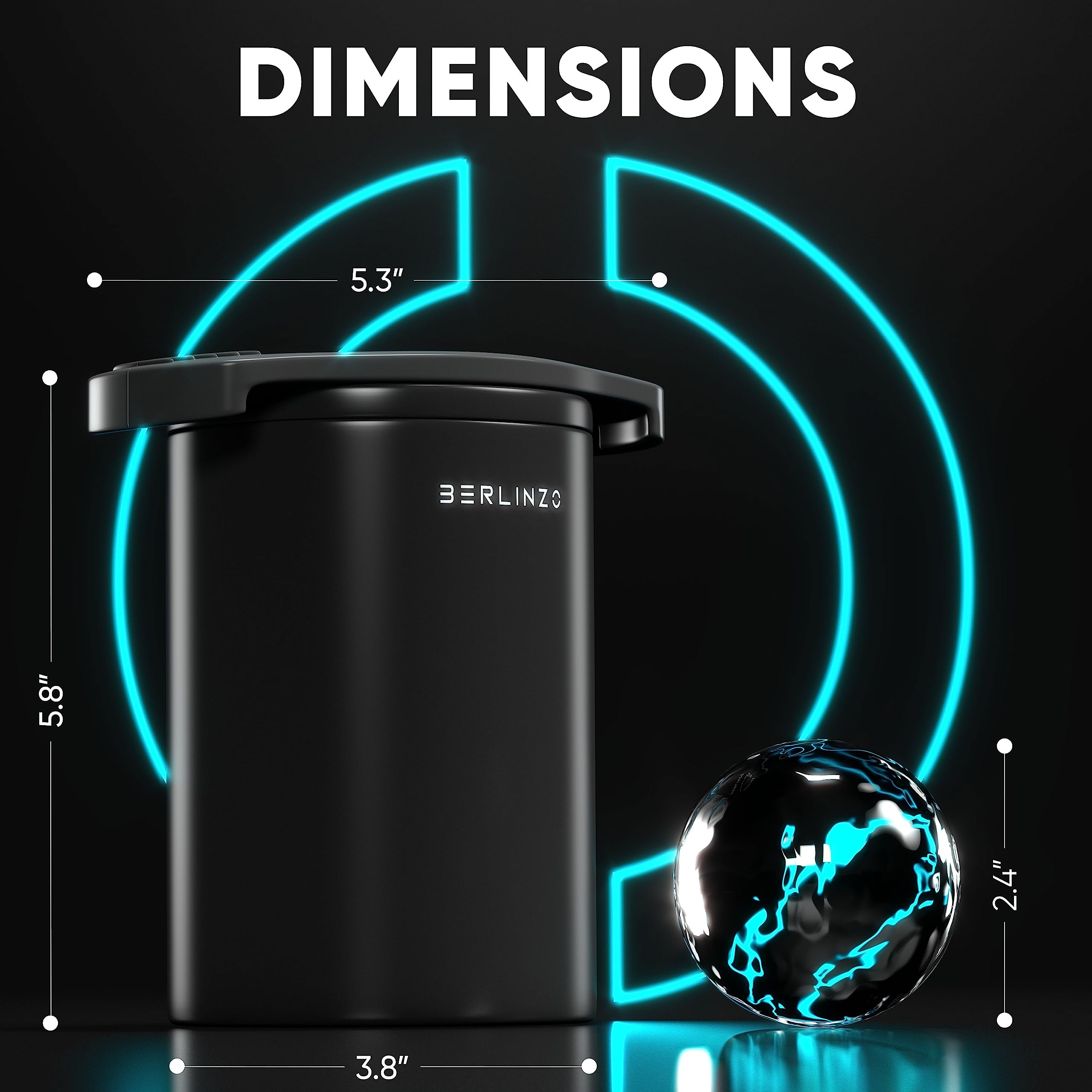 berlinzo silicona para alimentos sin BPA para hielo