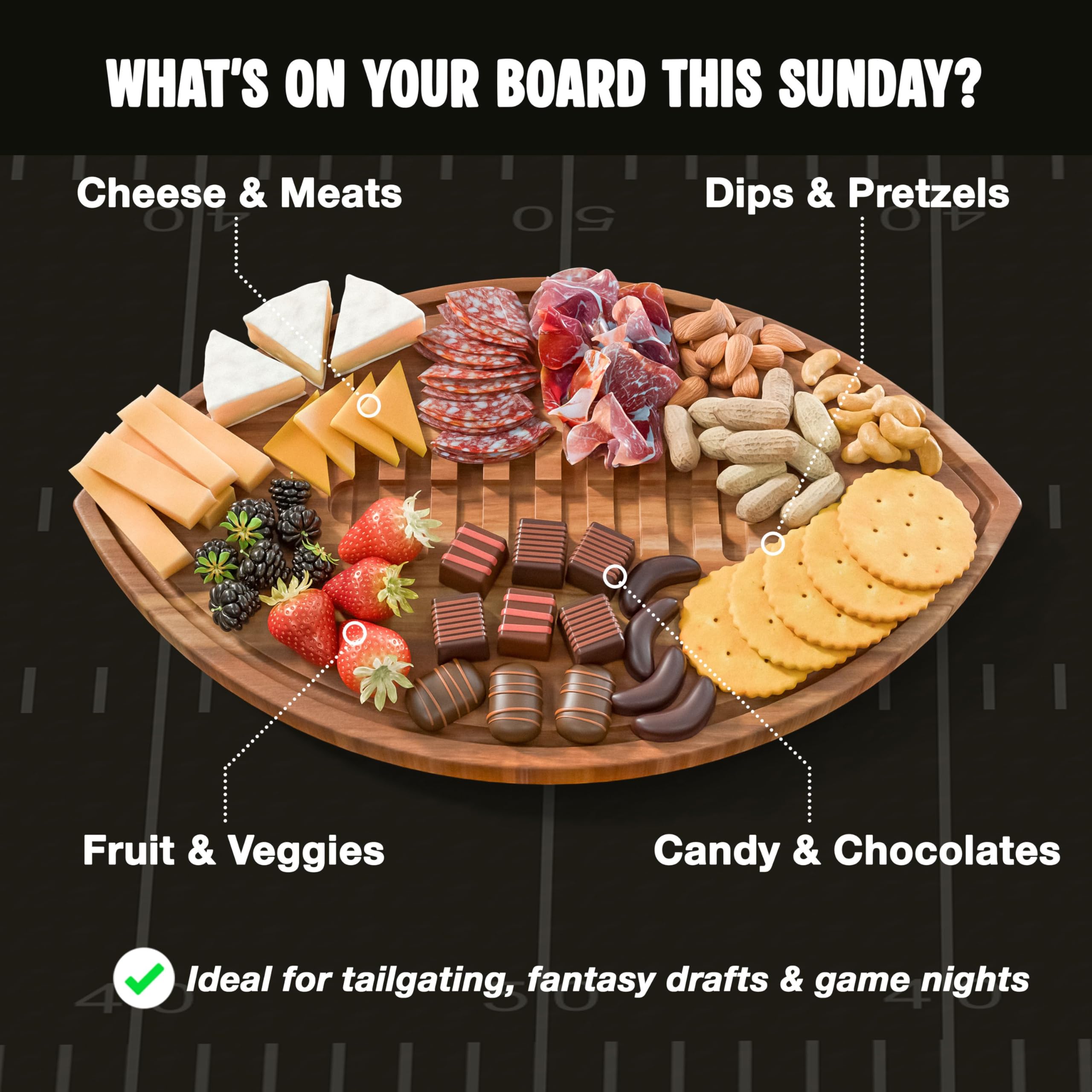 Berry Good Lunch regalo fan futbol, ideal para eventos