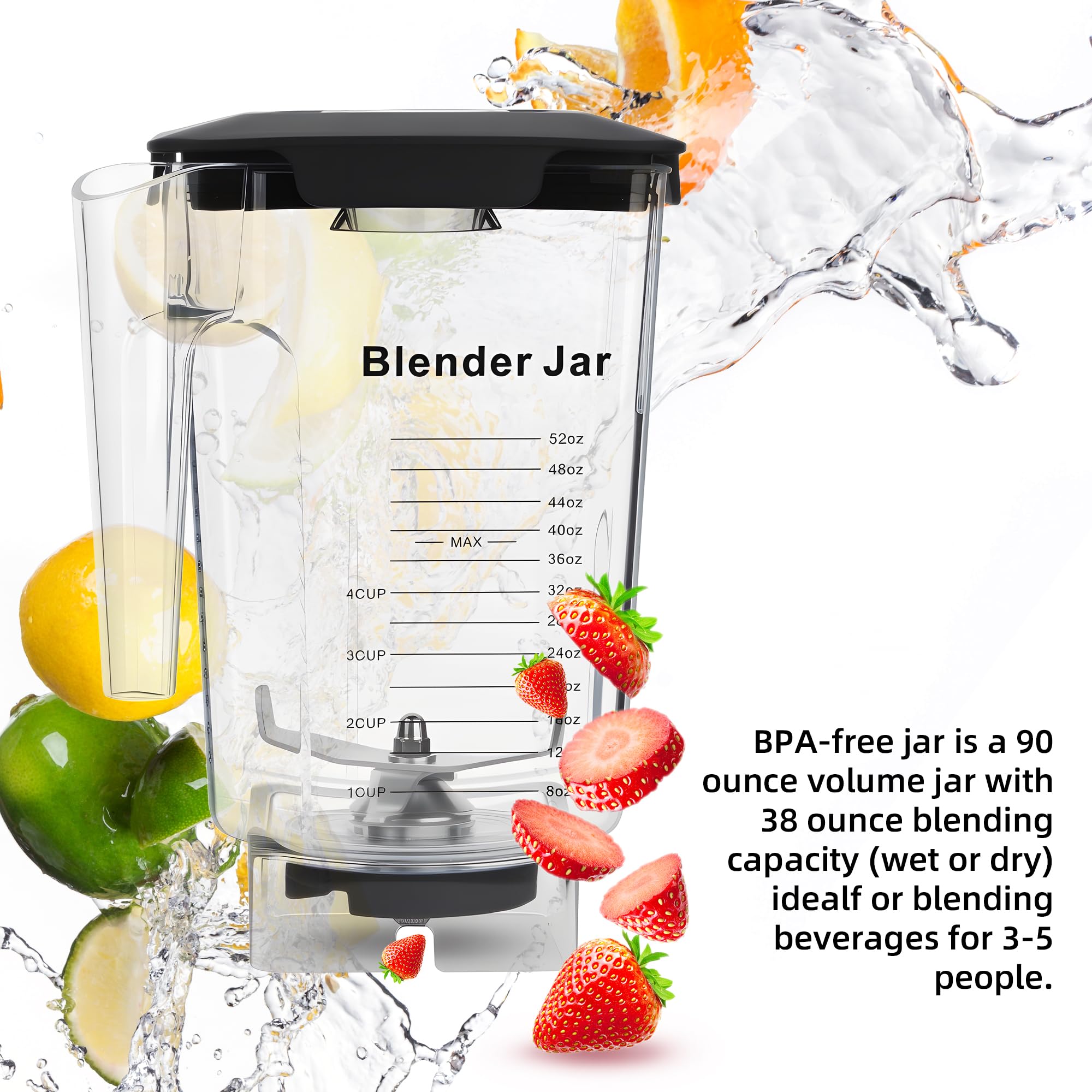 Besingki jarra reemplazo 90 oz, ideal para cocinas grandes y negocios.