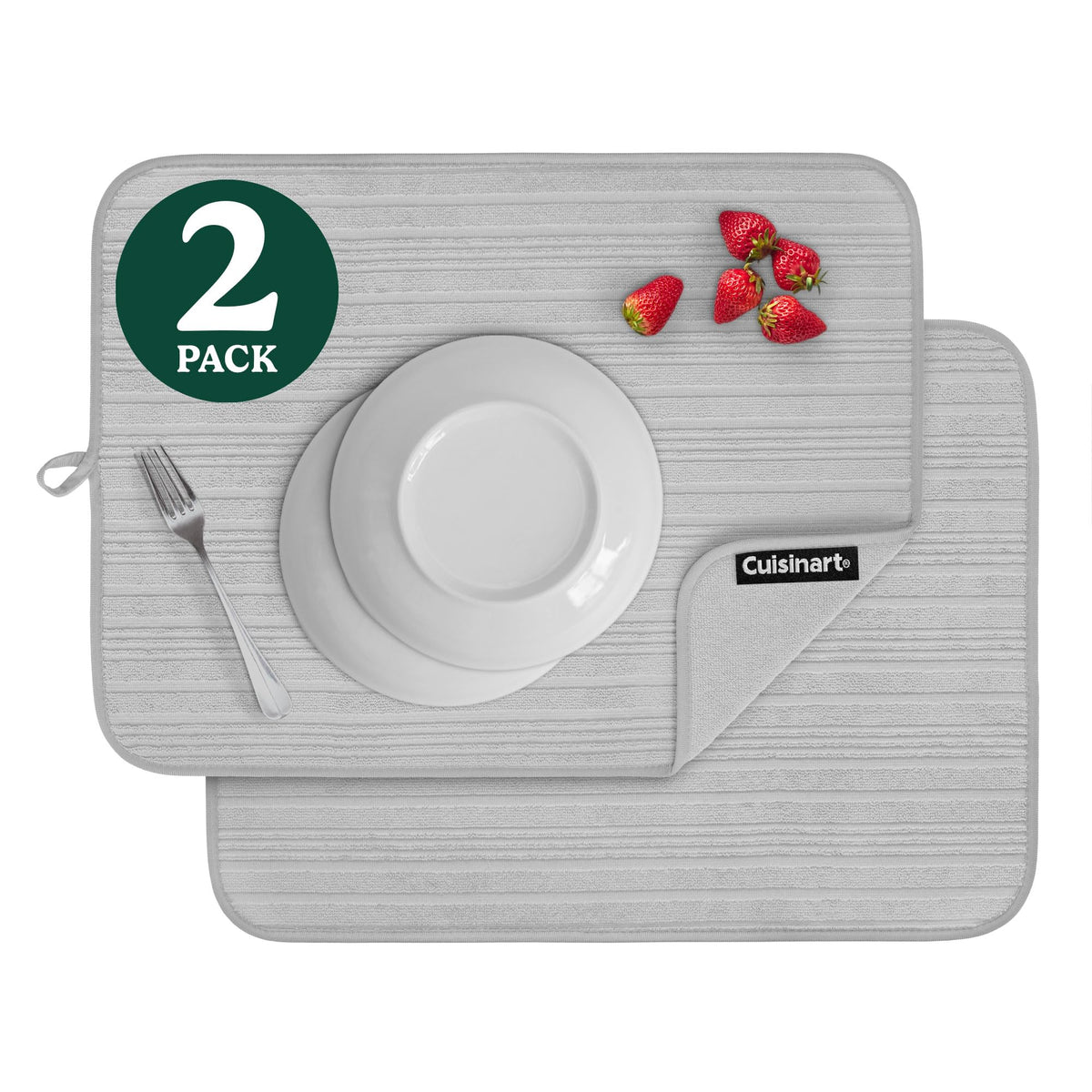 Best Brands Cuisinart alfombrilla secado platos 18x24 doblable, secado eficiente