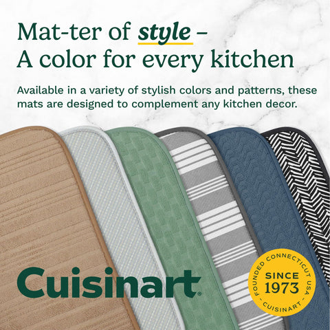 Best Brands Cuisinart tapete de secado con diseño elegante para cocina