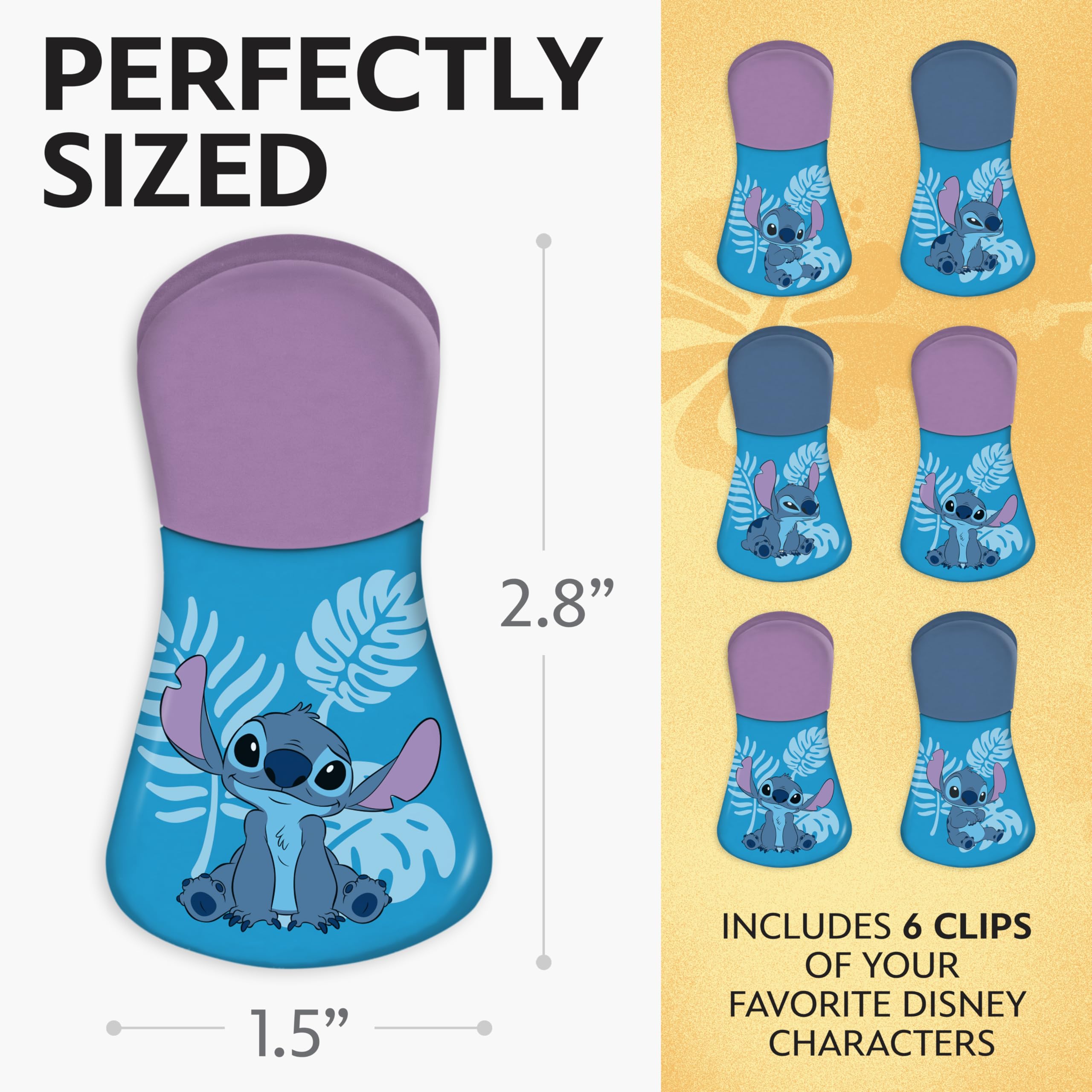 Best Brands Disney closeup chip clip: cierre hermético para bolsas de alimentos.