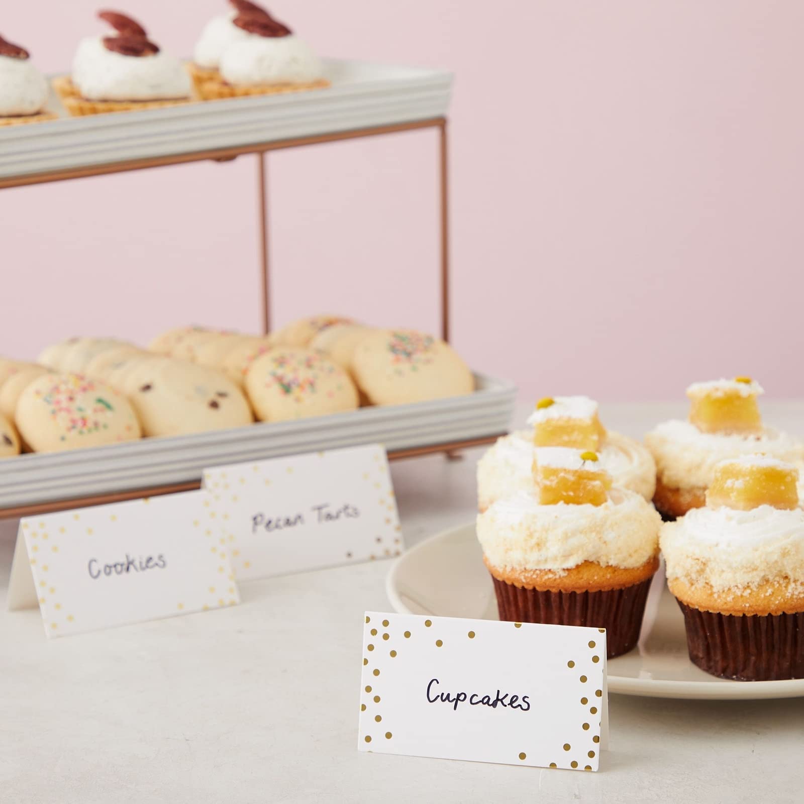 BEST PAPER GREETINGS: etiquetas de comida para buffet fáciles de identificar