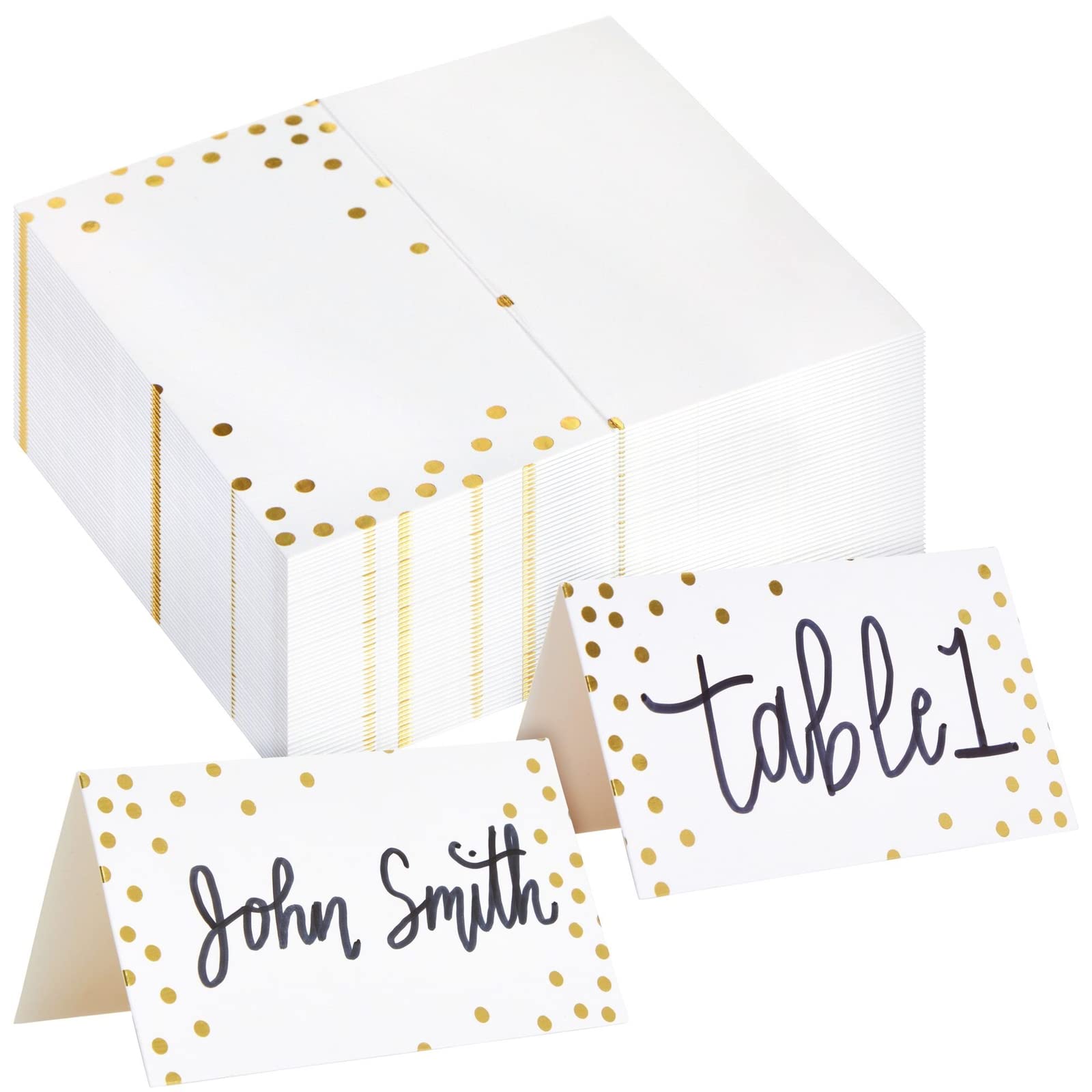 BEST PAPER GREETINGS: tarjetas de mesa dobladas para una presentación ordenada