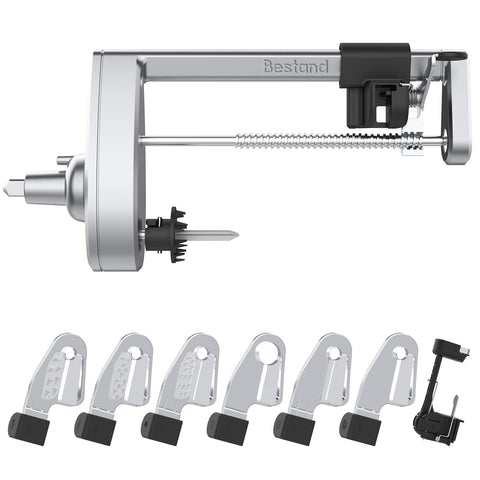 Bestand espiralizador compatible con batidora, montaje sencillo y seguro.