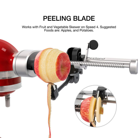 Bestand Spiralizer incluye cuchilla pelar para pelar verduras fácilmente.