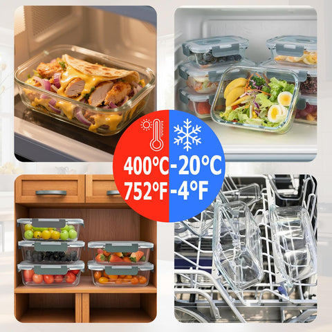Bestfull tapa con sellos de silicona y enganches para evitar fugas