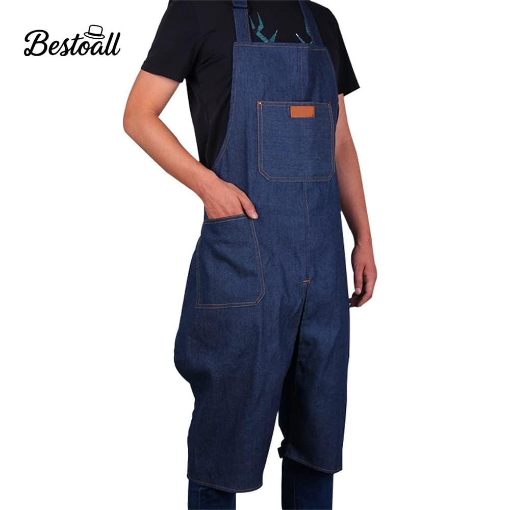 Delantal Bestoall con escote en H y ajuste regulable para cualquier cuerpo.