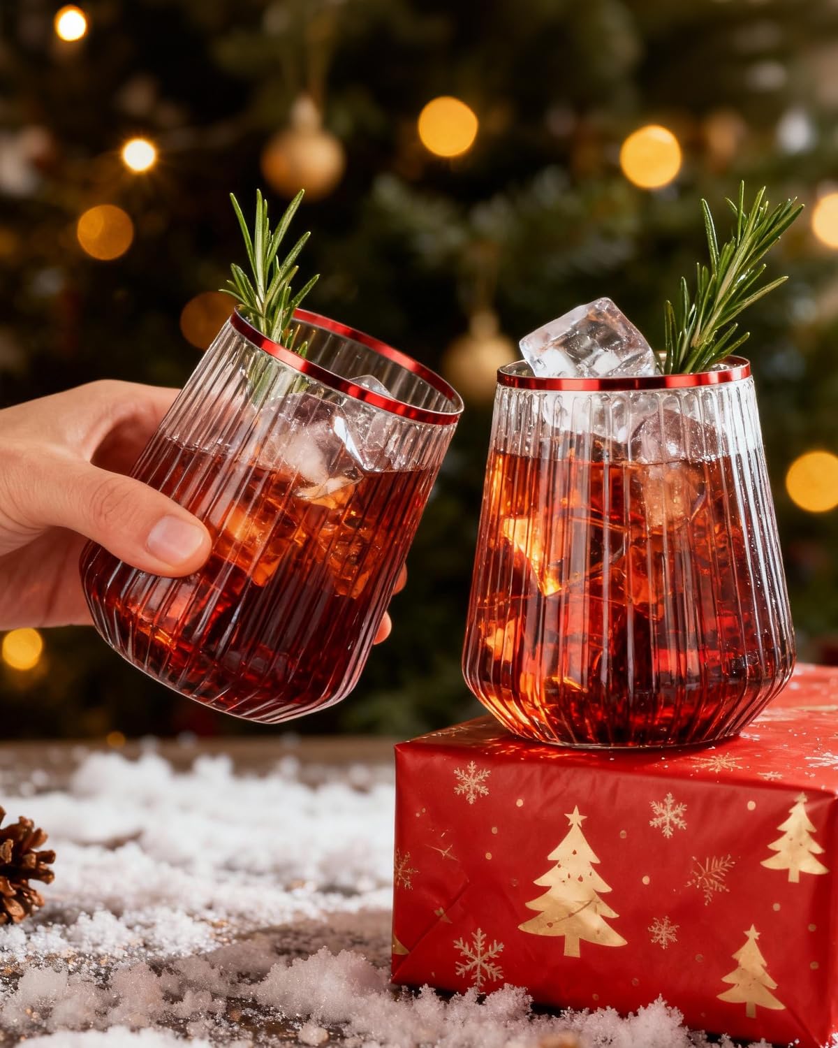Vaso plástico BESTSTAR sin tallo, base estable para servicio continuo.