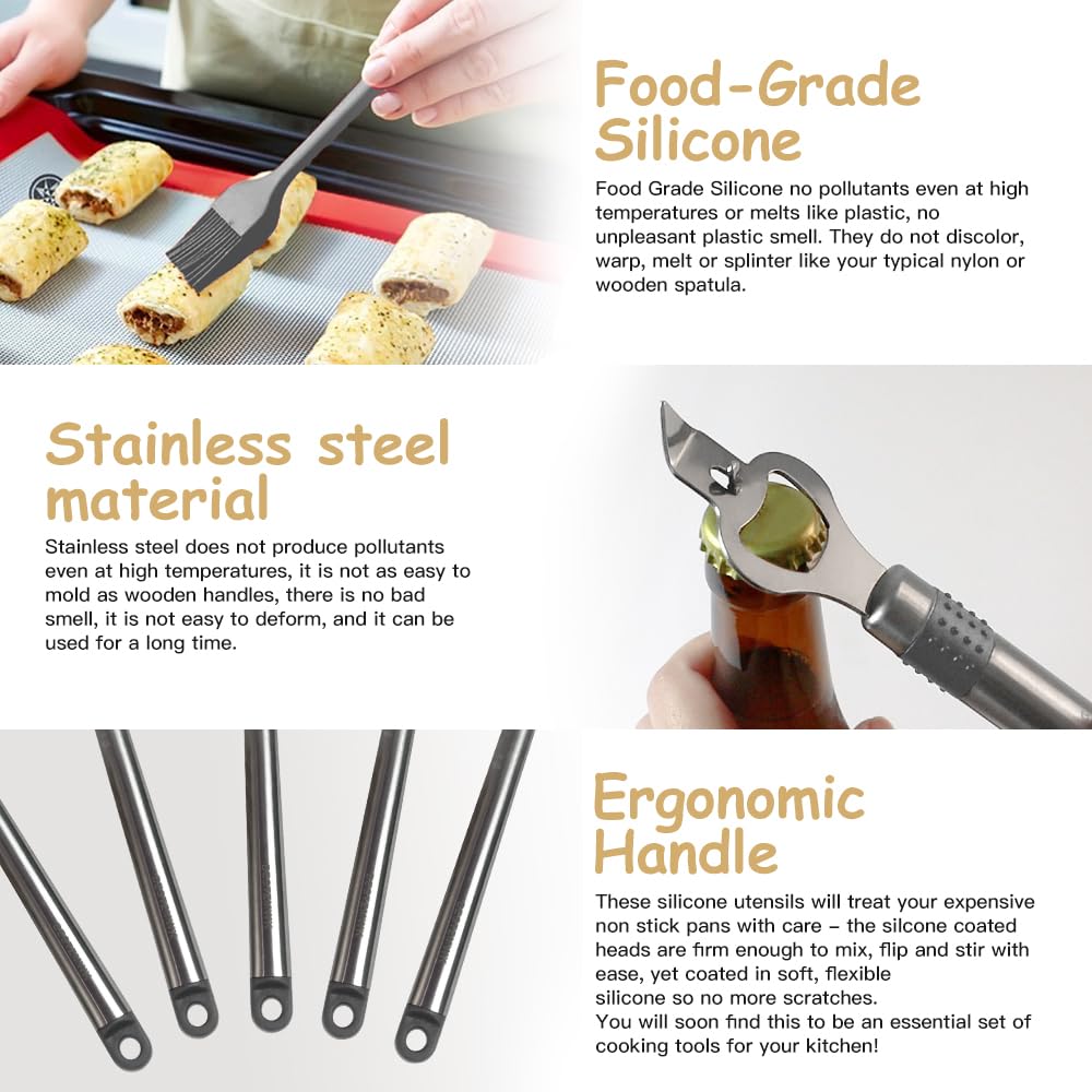 BESTZMWK servidor de pasta cómodo para servir platos sin salpicaduras