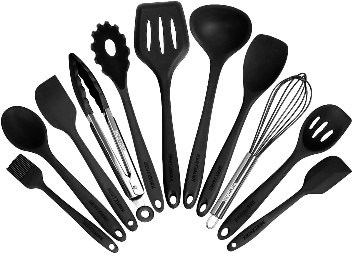 BESTZMWK tenedor-pasta, ideal para servir pasta sin rayar sartenes antiadherentes