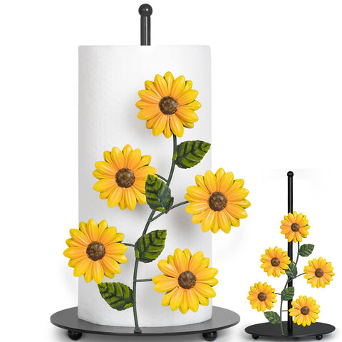 BESZONE portarrollos girasol: detalle decorativo para la cocina.