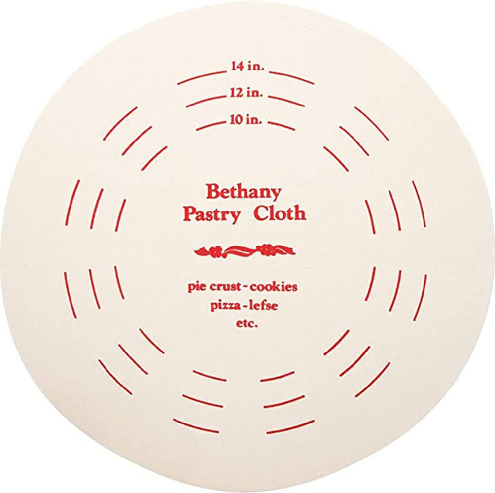 Bethany Housewares tabla de masa y paño: ideal para extender hojaldre y cubrir cuando reposa.