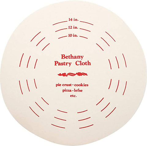 Bethany Housewares tabla de masa y paño: ideal para extender hojaldre y cubrir cuando reposa.