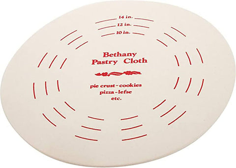 Bethany Housewares tabla de masa y paño: diseño escandinavo y práctico para rodar y proteger.