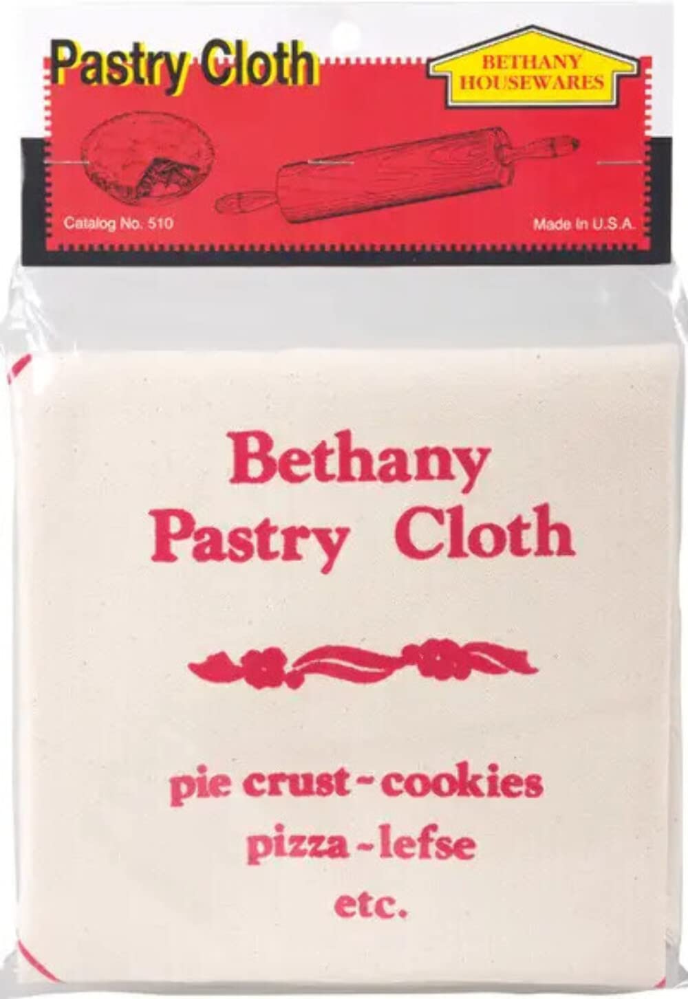 Bethany Housewares tela de repostería de 19 pulgadas para evitar que se pegue al amasar.