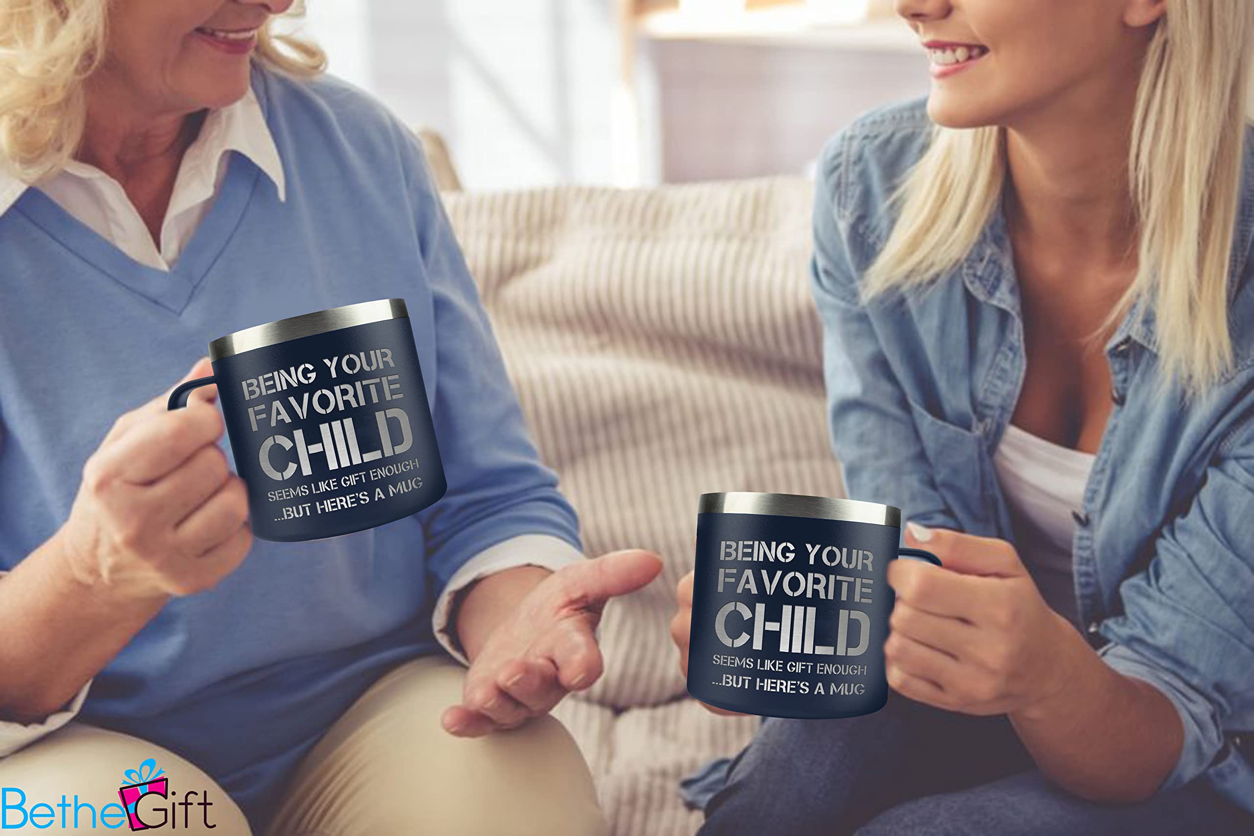Taza BETHEGIFT, tapa sin BPA; regalo práctico para papá