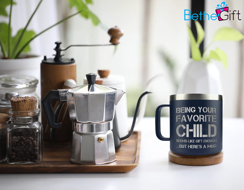 Taza BETHEGIFT, regalo para papá; ideal para mañanas