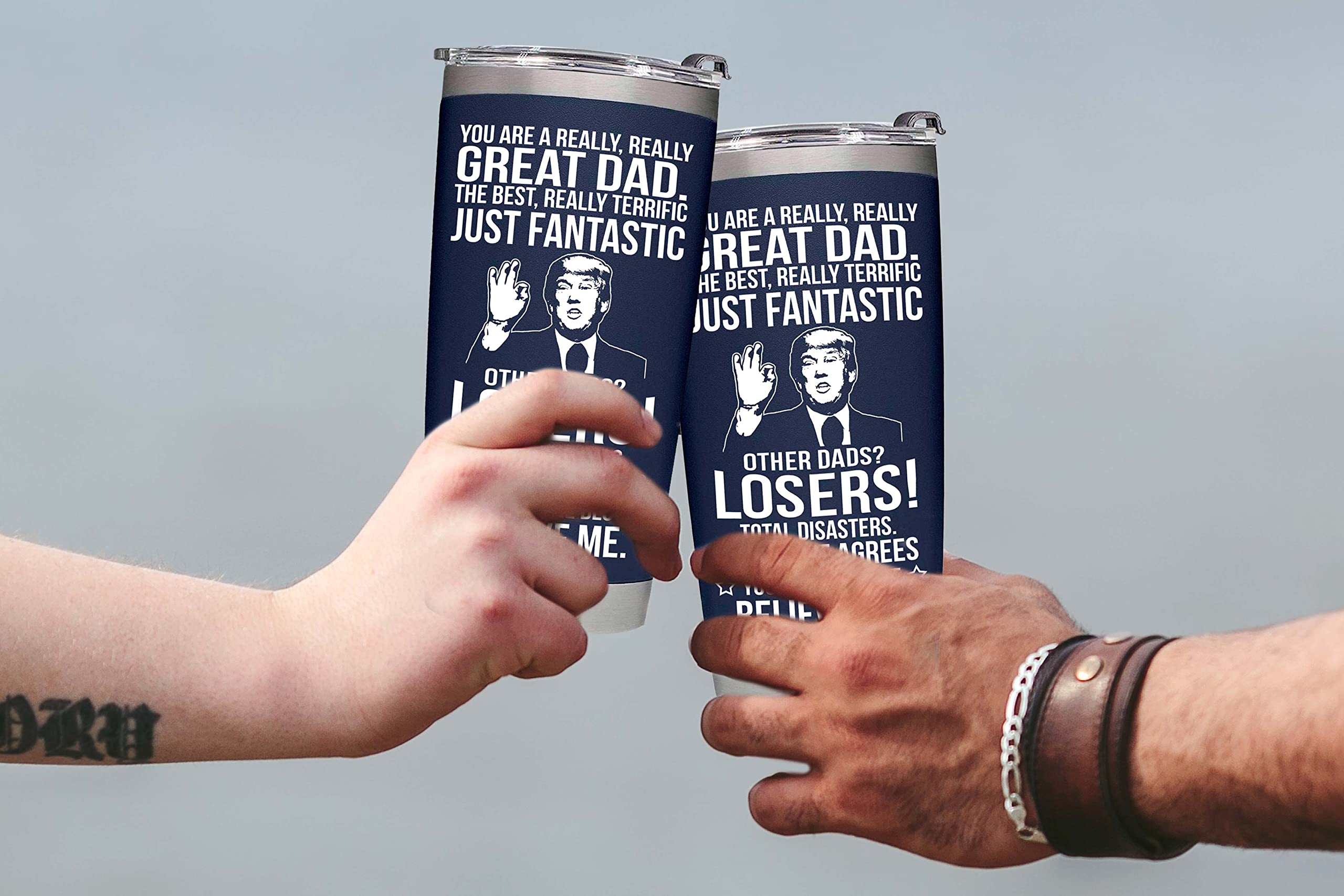 BETHEGIFT tumbler acero inoxidable 18-8, duradero y anti sudor para uso diario.