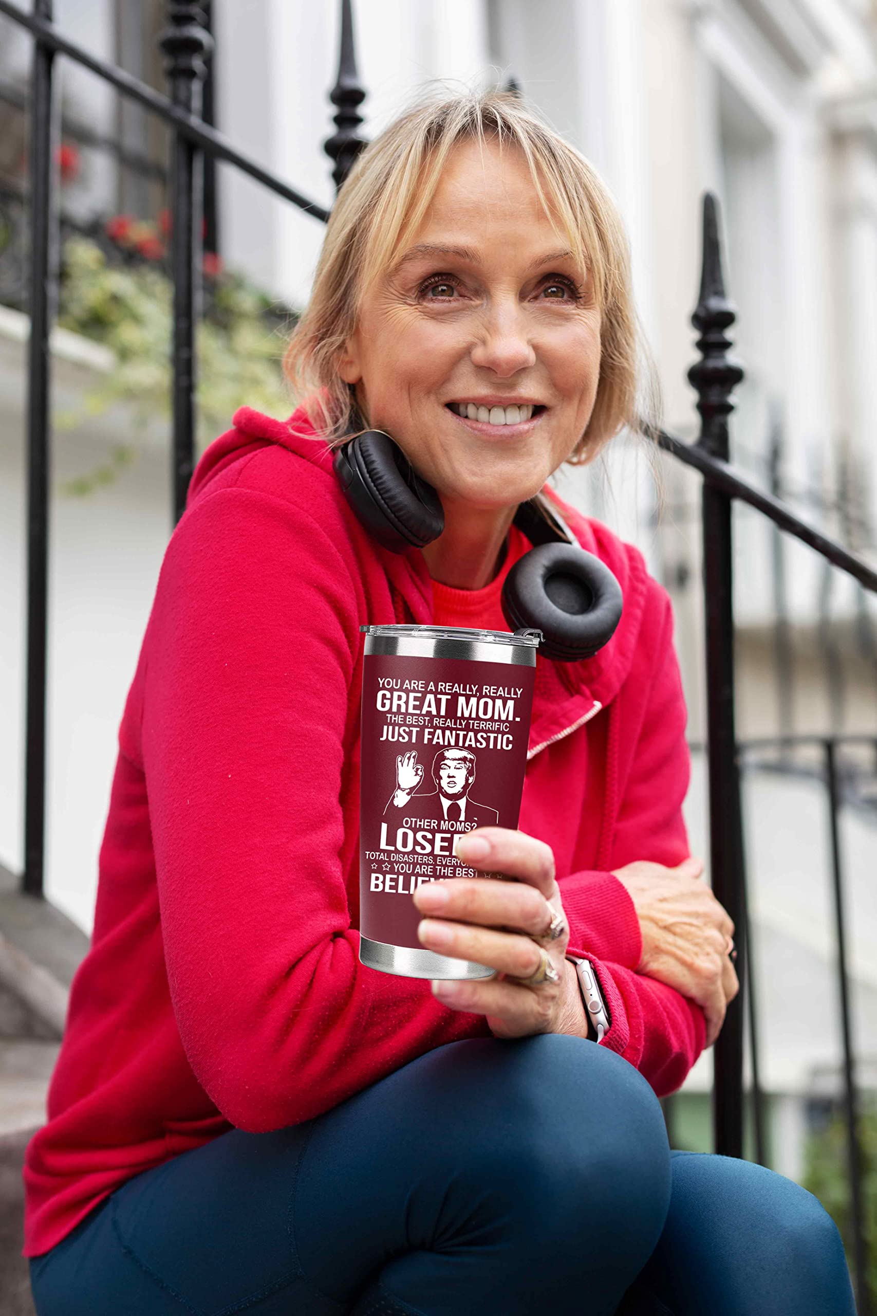 BETHEGIFT tumbler frío hasta doce horas, bebidas frías al caminar.