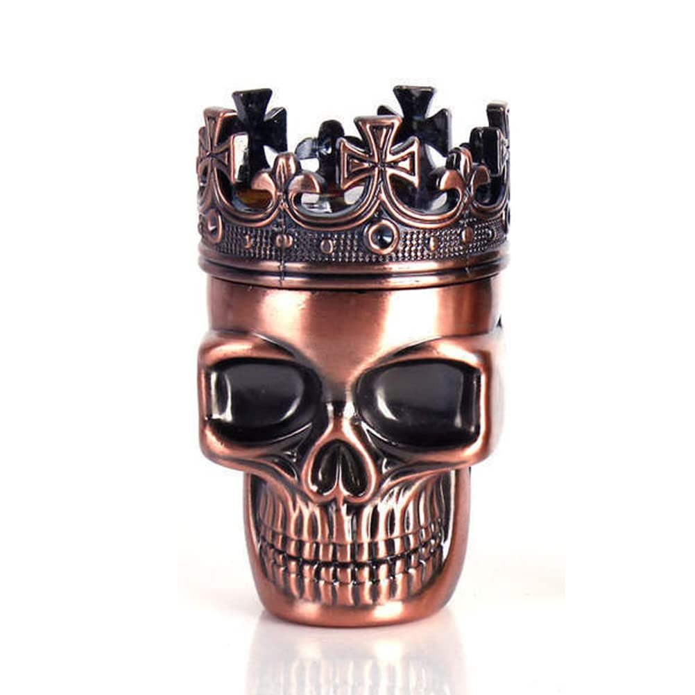BeTime molinillo de especias con diseño Calavera, 2 pulgadas, ideal para moler especias en la mesa.