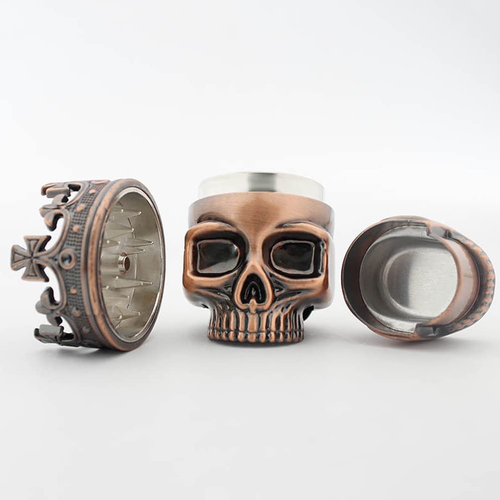 BeTime molinillo de especias con diseño Calavera, decoración de mesa para ocasiones.