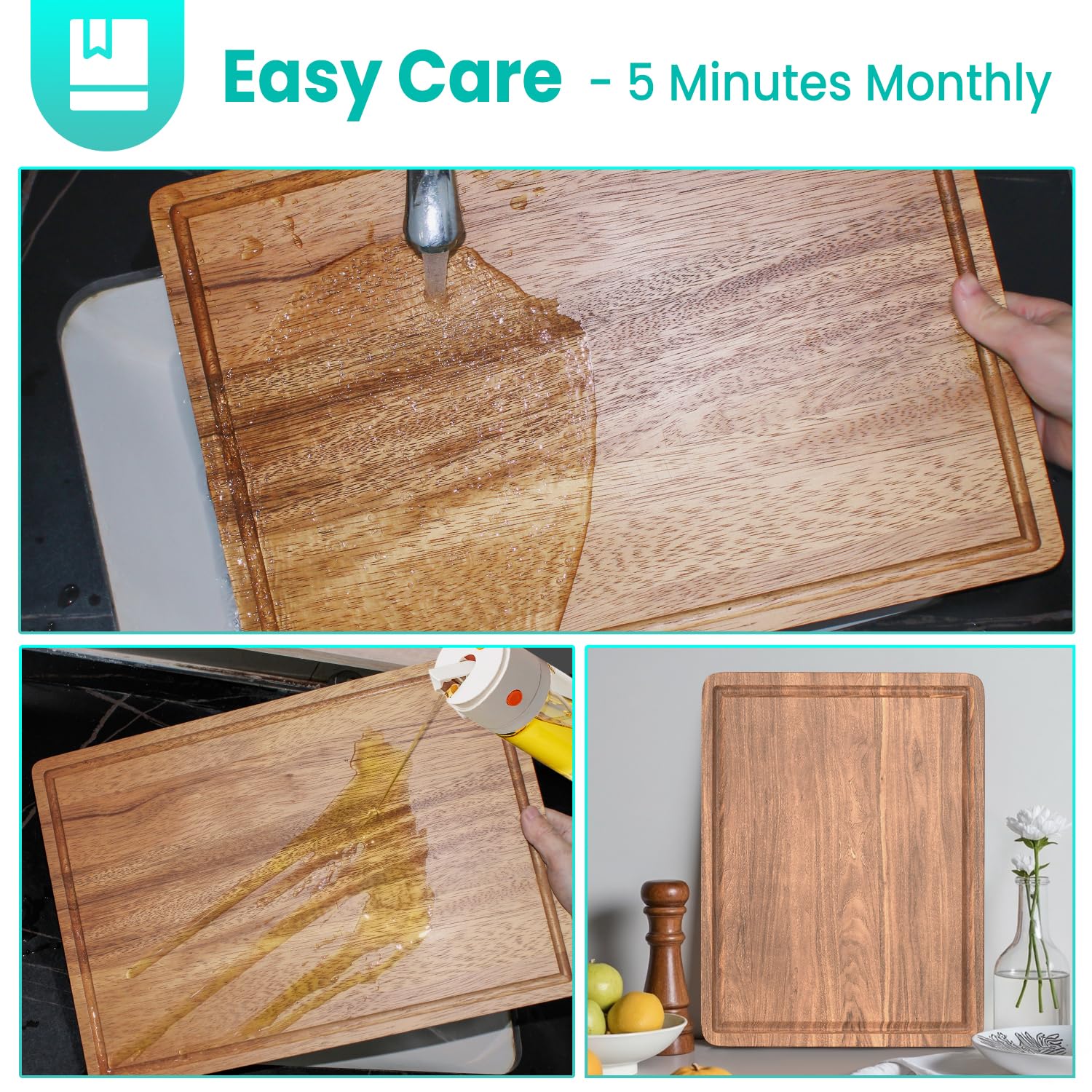 BETOLEAN empaque elegante para regalo de cocina con estas tablas