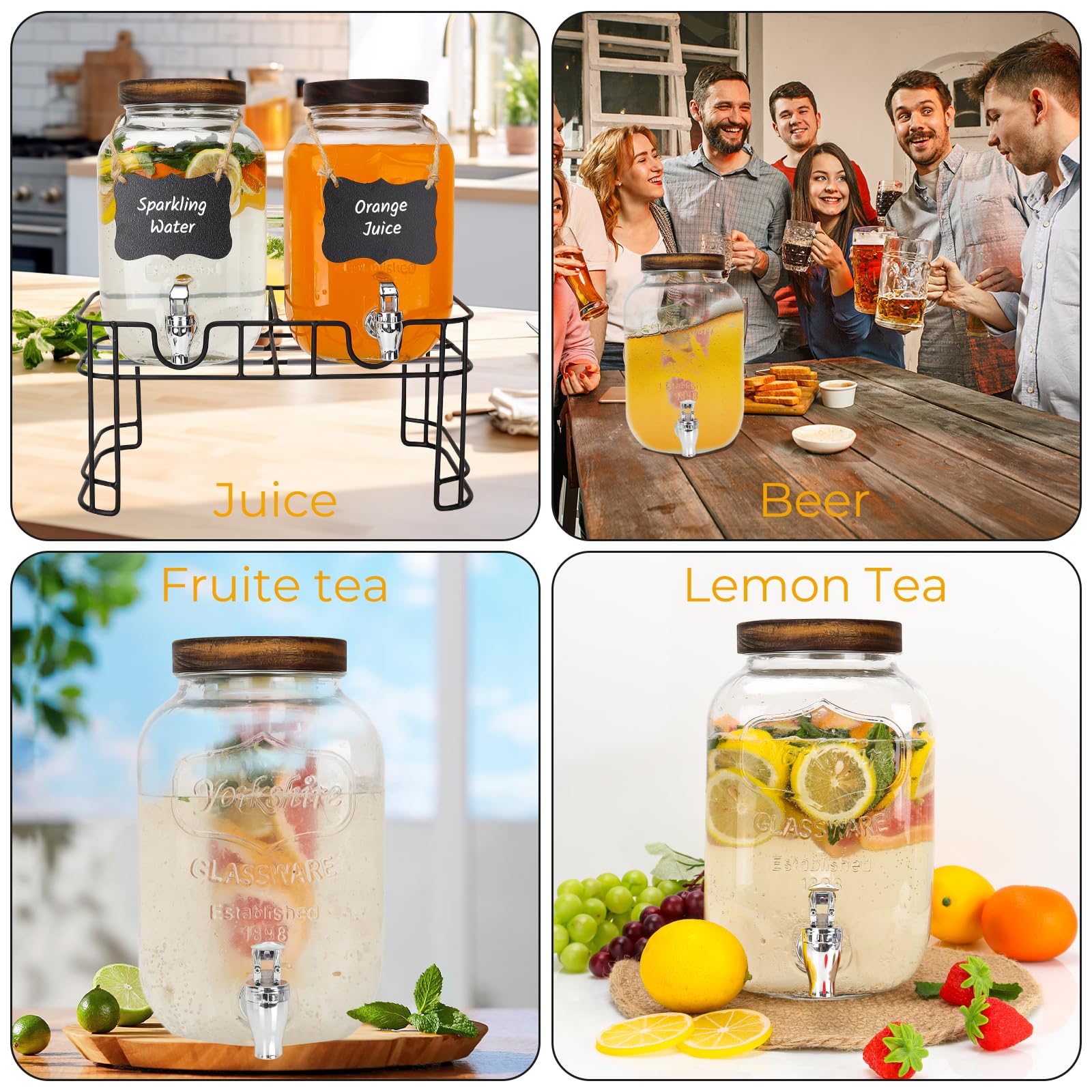 Betrome grifo para dispensador, flujo suave para beber sin goteos.