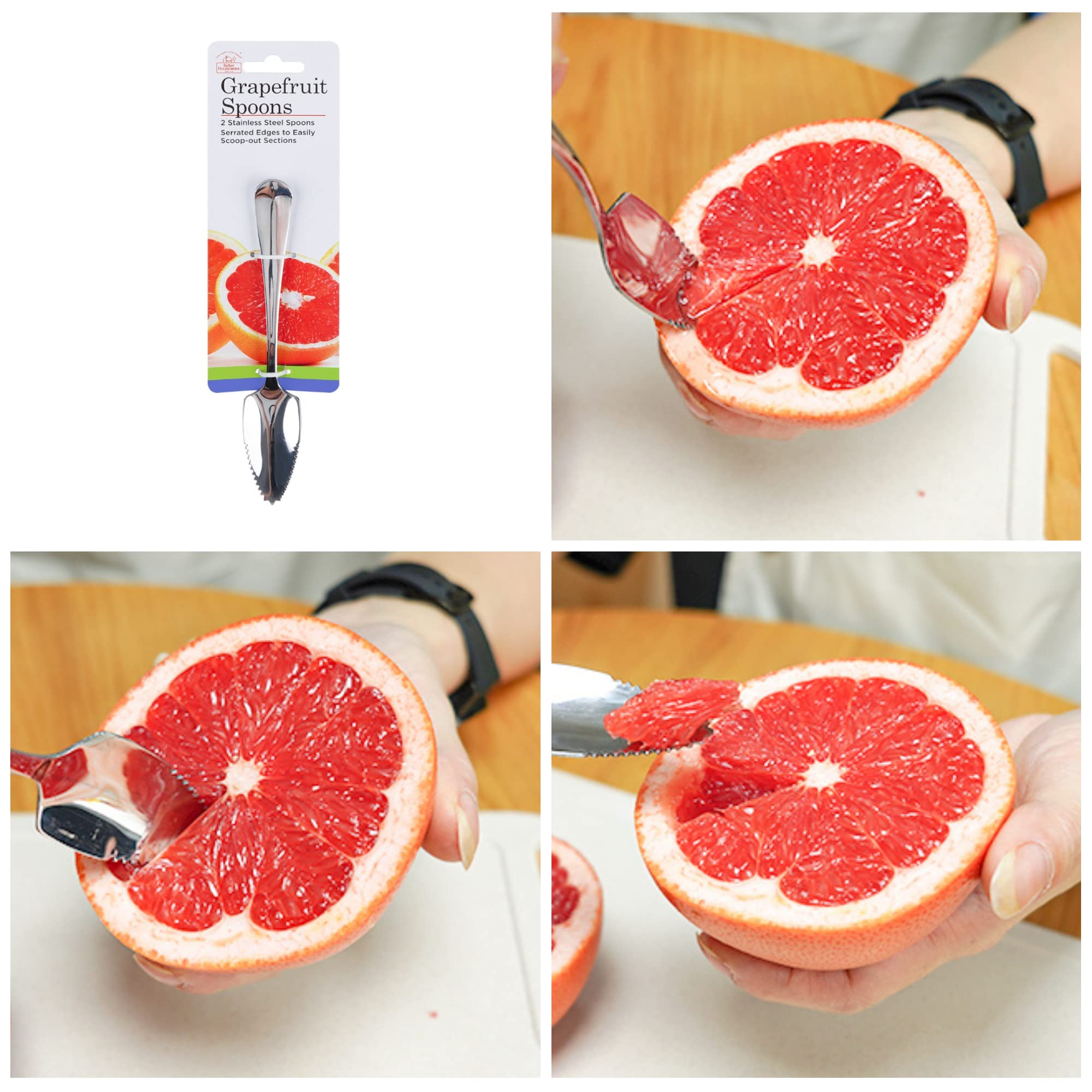 Diseño sencillo de Better Houseware que se integra con cubiertos existentes.