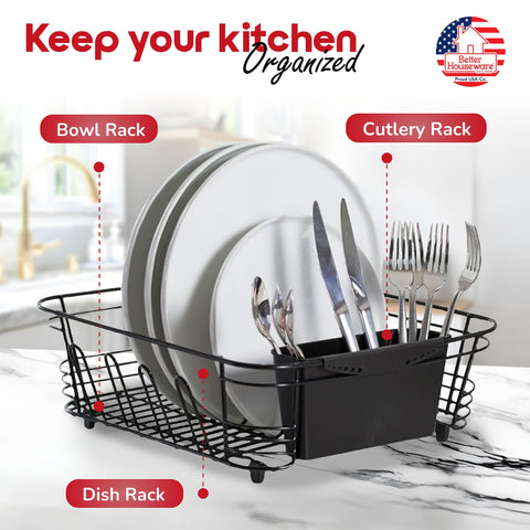 Better Houseware drenaje directo al fregadero sin bandeja sucia