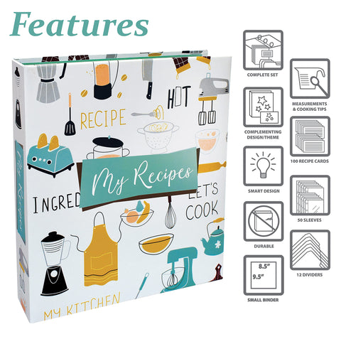 Recetario Better Kitchen Products hojas protectoras que conservan tus recetas durante la cocina
