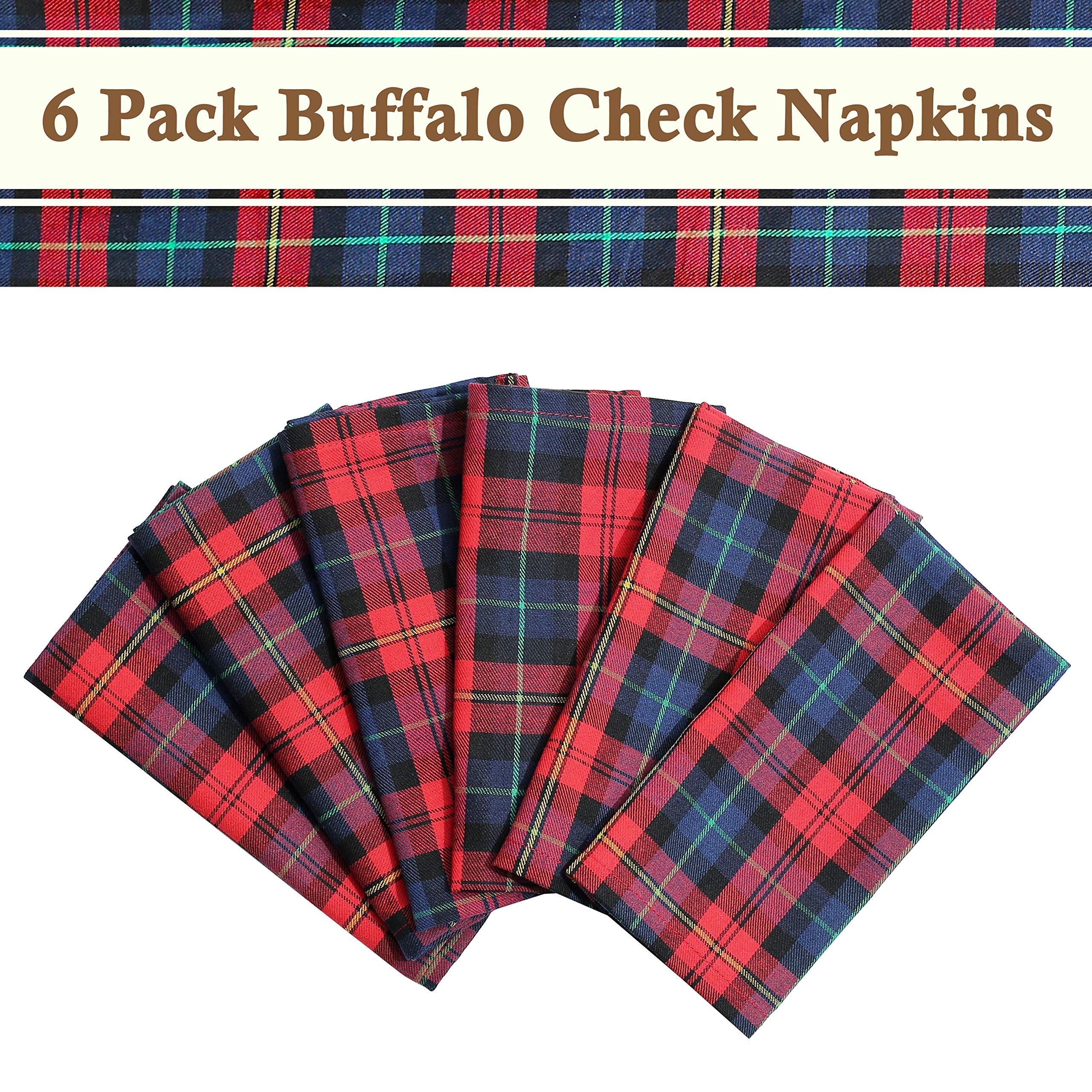 Servilletas BETTERLINE buffalo blanco-negro, borde detalle, reutilizables para eventos.