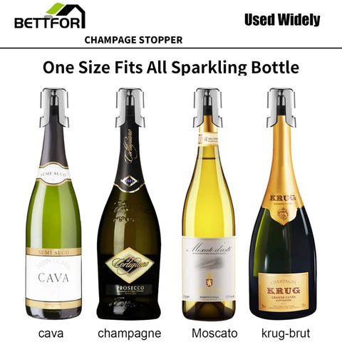 BETTFOR limpieza facil tras uso del tapon champagne