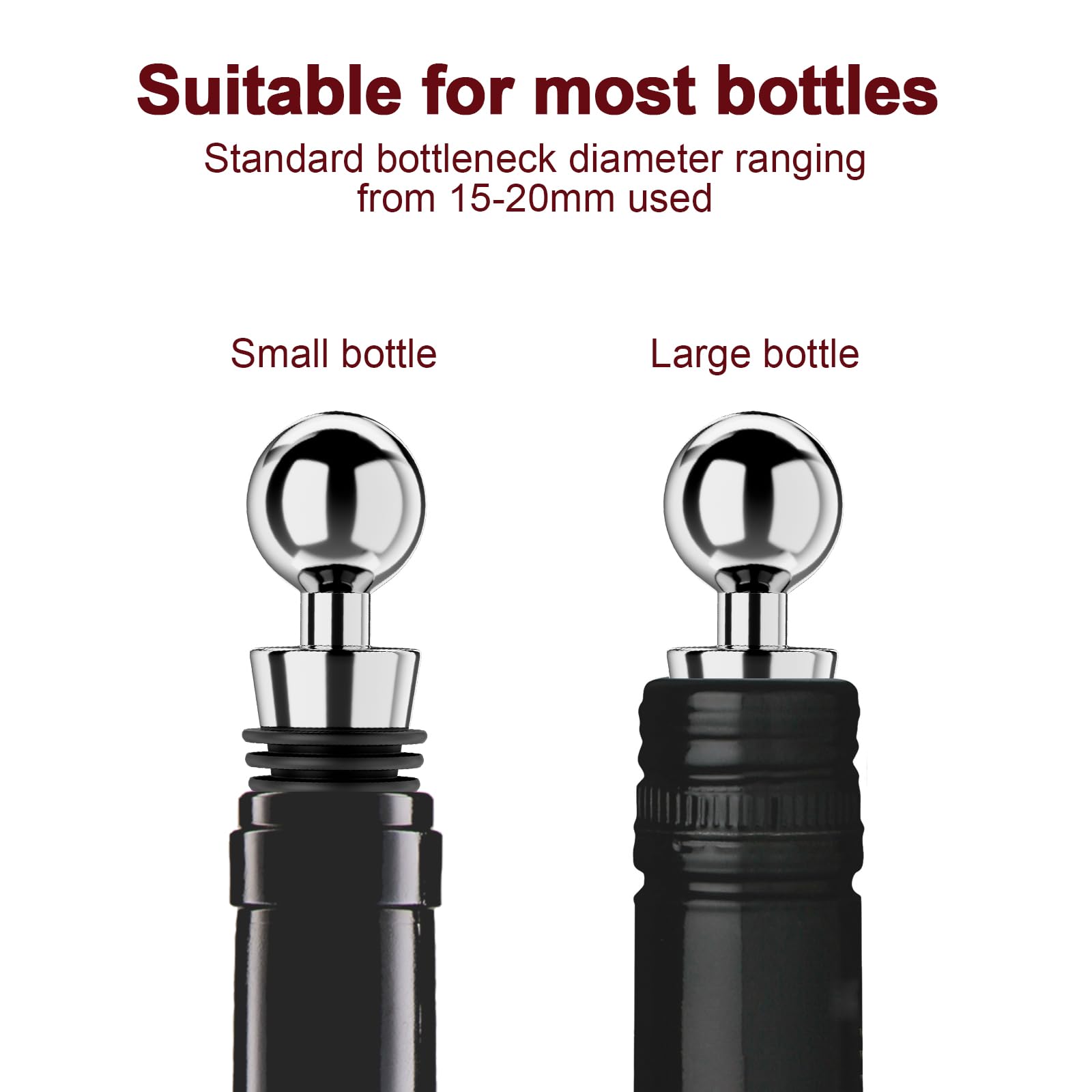 BETTFOR tapon vino compatible con botellas estándar.