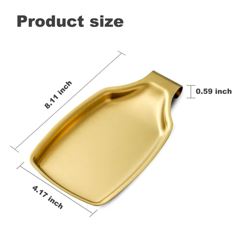 BETTWILL escurridor de acero inoxidable 304 con base cuadrada estable.