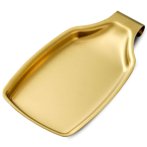 BETTWILL escurridor de cucharas dorado para estufa, útil y elegante.