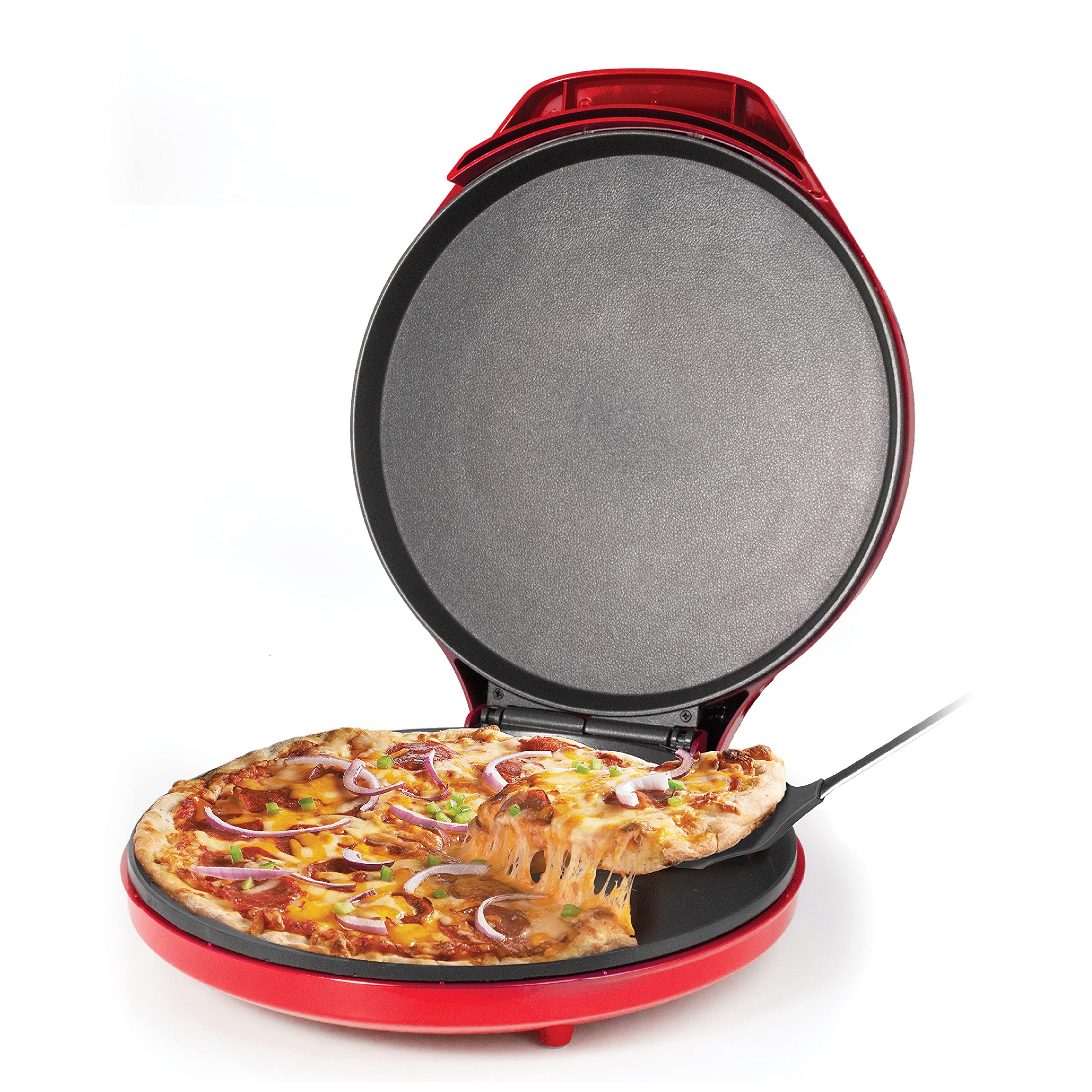 Betty Crocker encimera para pizza de 12 pulgadas lista para la cena familiar.