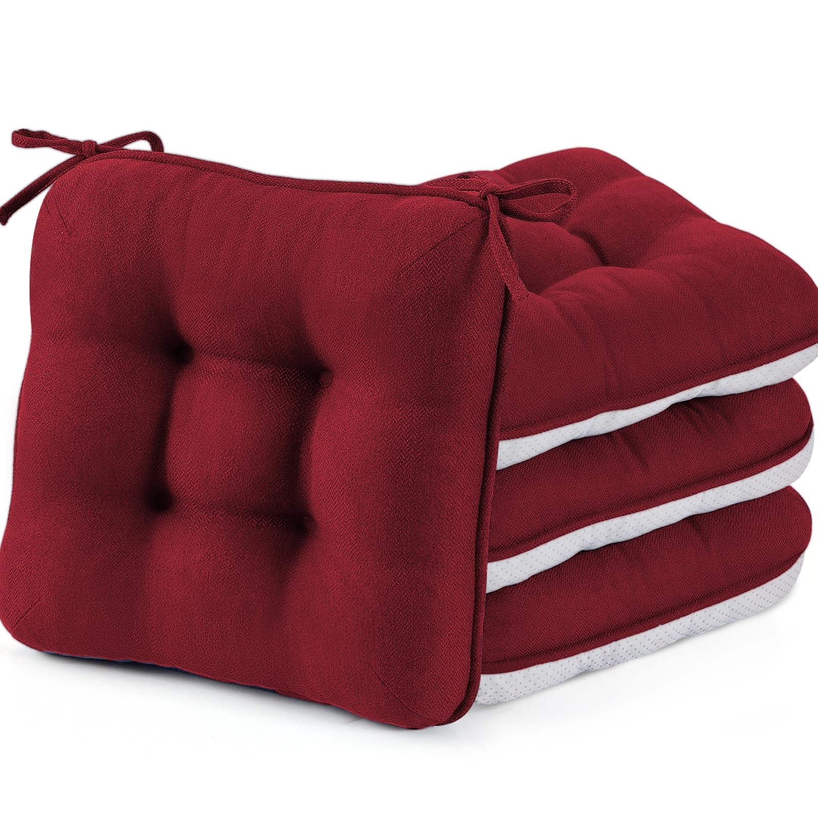 Cojines BETU para silla de comedor, 16x16 pulgadas, soporte estable y cómodo.