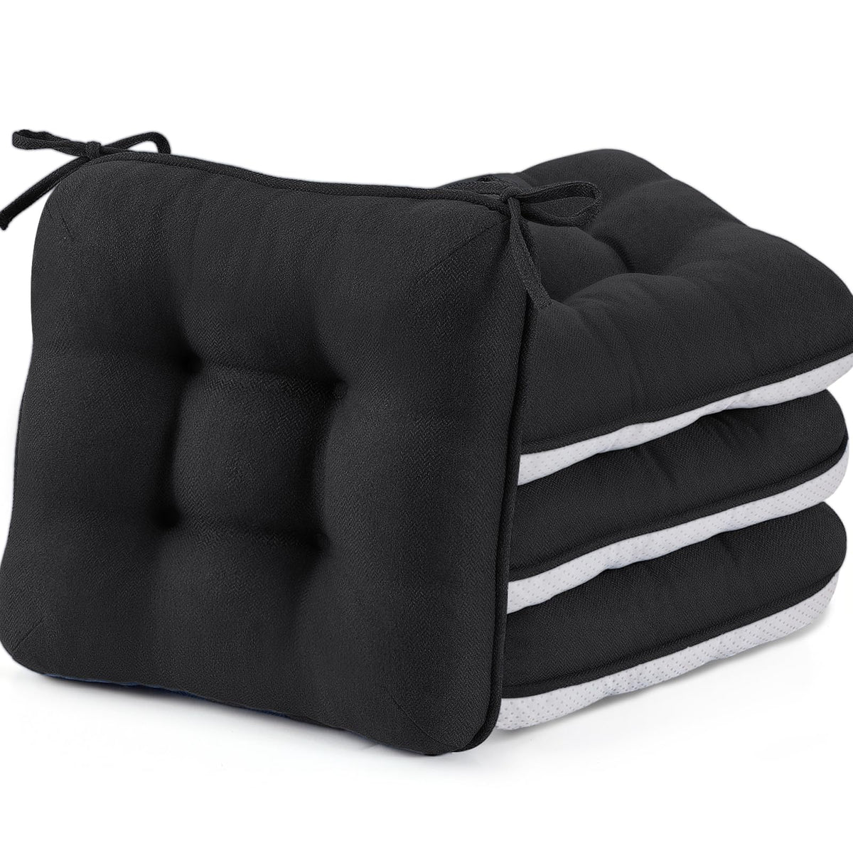 Cojines Betu para sillas de comedor, juego de 4, cómodo y estable.