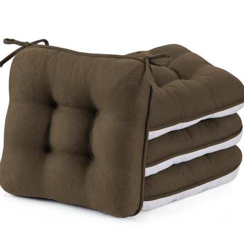 BETU cojines para sillas de comedor, vista frontal, confort inmediato al sentarse